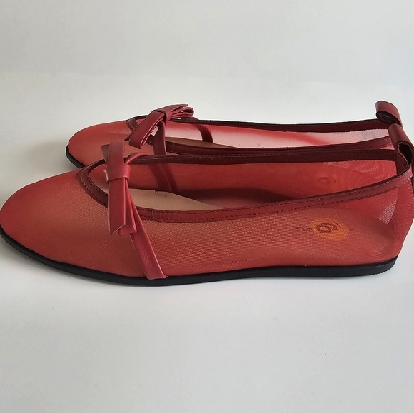 Free People Mesh Mania Bow Flats - Picture 2 of 9